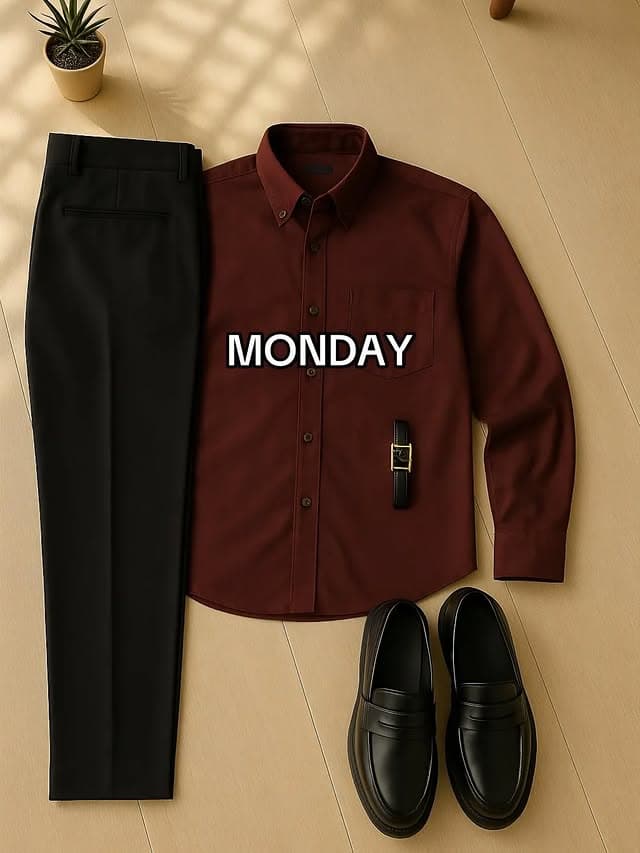 Full Week Dressing Guide for Men: 7 Outfits That Keep You Sharp Monday to Sunday