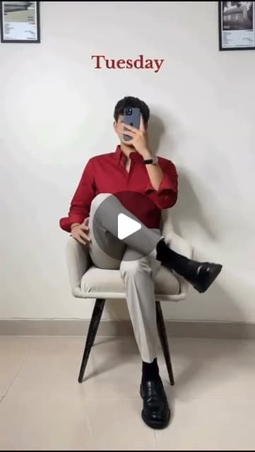 Red Shirt Office Outfit for Men: How to Wear Bold Colour Without Looking Loud
