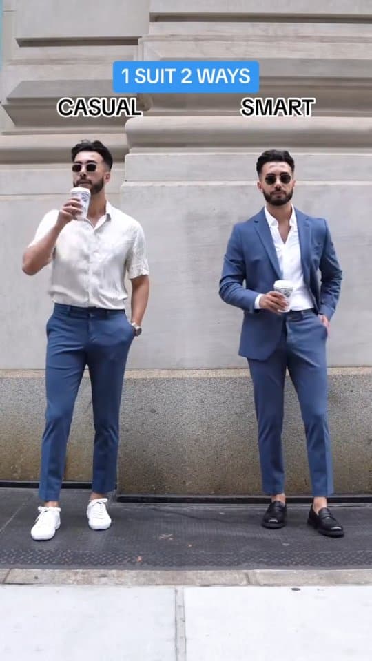 One Suit, Two Styles: How Men Can Dress It Smart or Casual
