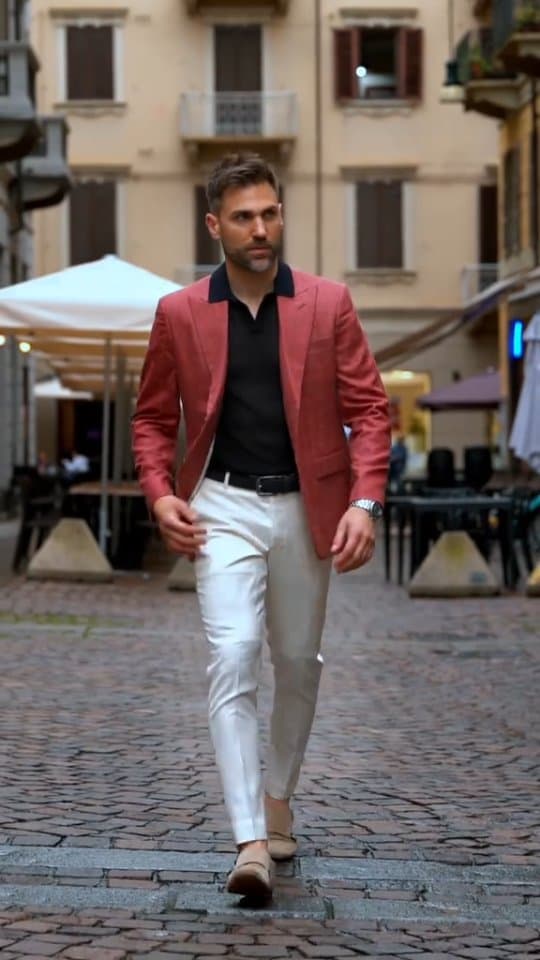 Grey Blazer and White Trousers for Men: A Smart Casual Formula That Looks Expensive