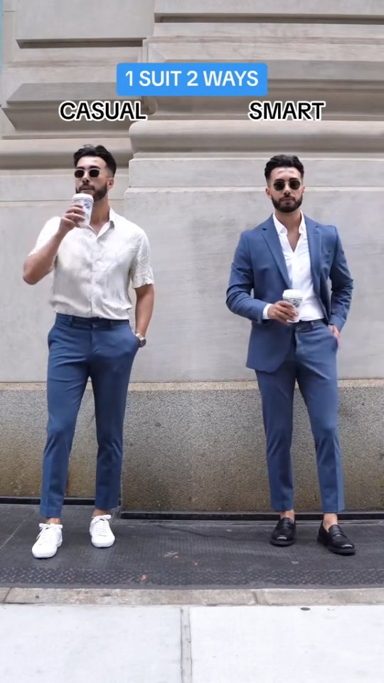 One Suit, Two Styles: How Men Can Dress It Smart or Casual